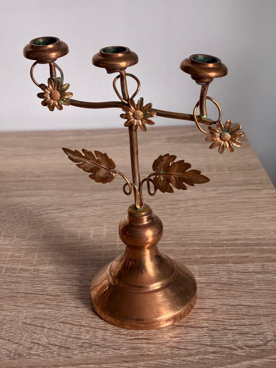 Paire de minis bougeoirs -photo-4