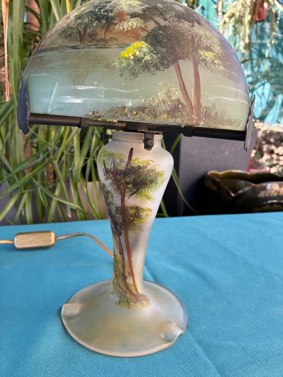 Lampes en verre peint-photo-4