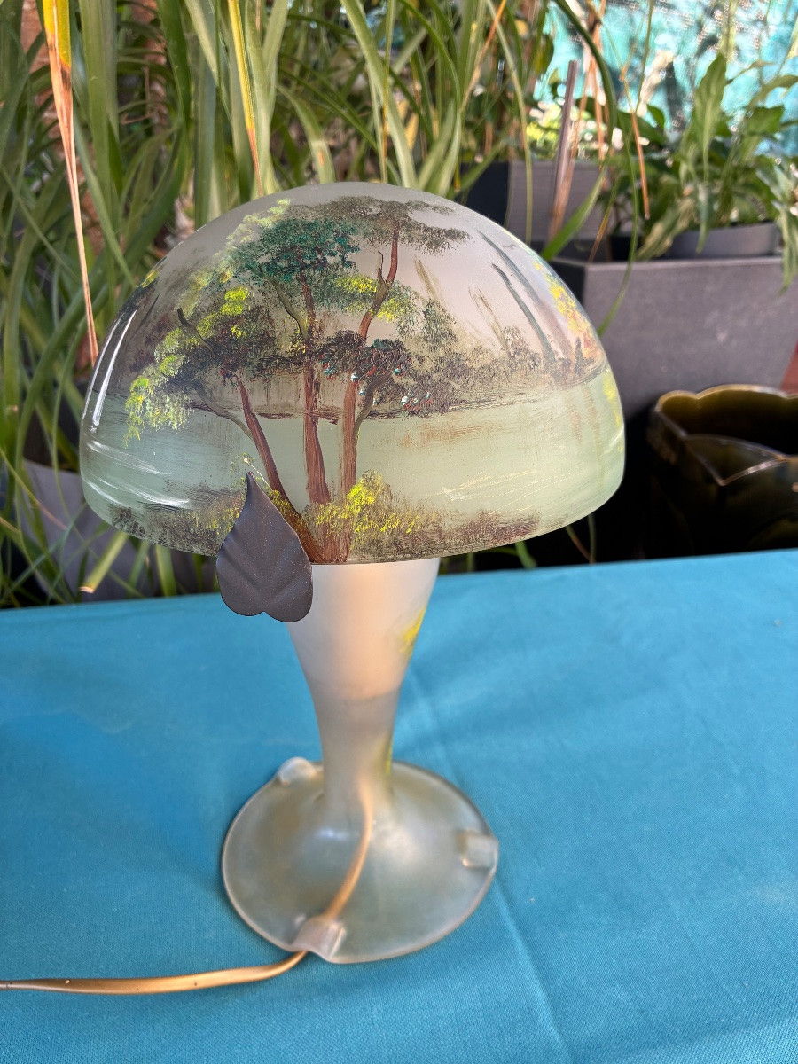 Lampes en verre peint-photo-6