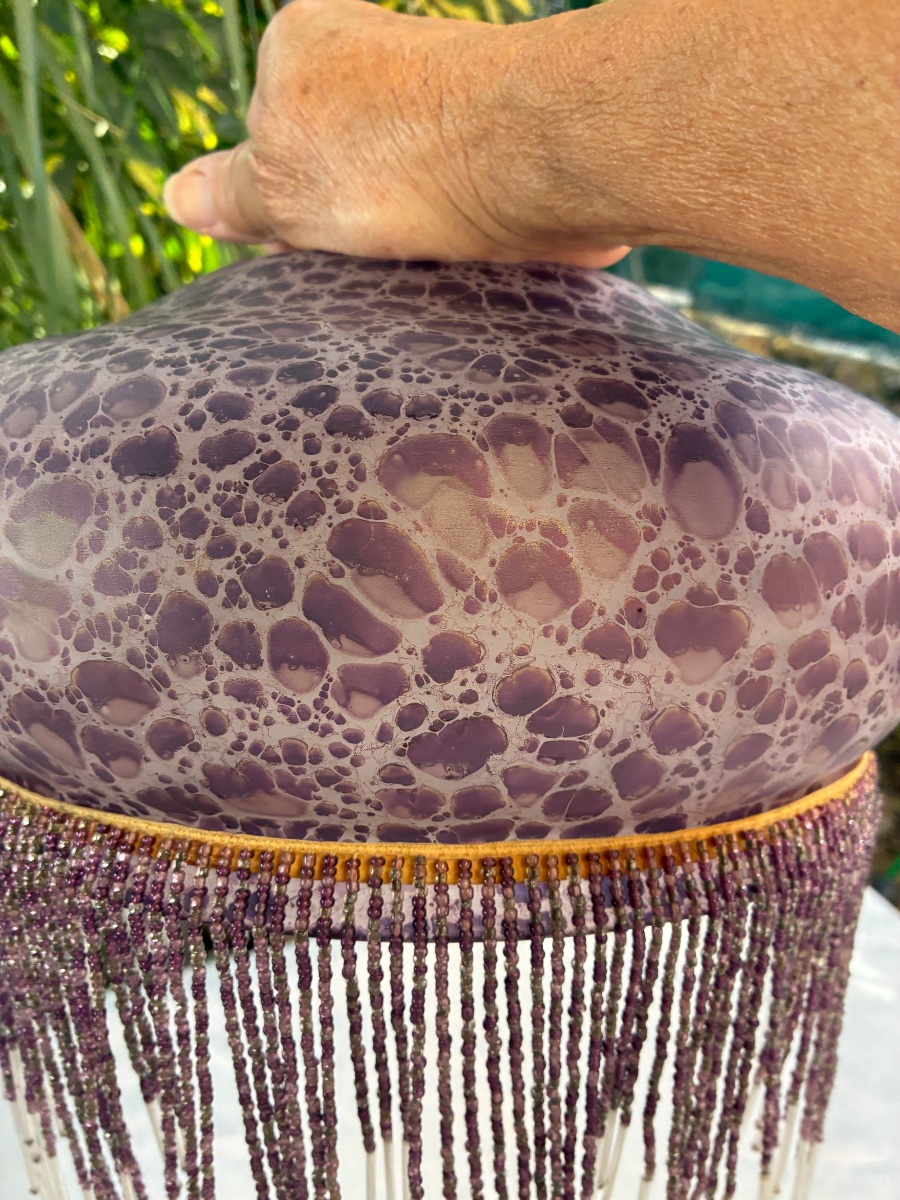 Lilac Glass Pendant Light-photo-3
