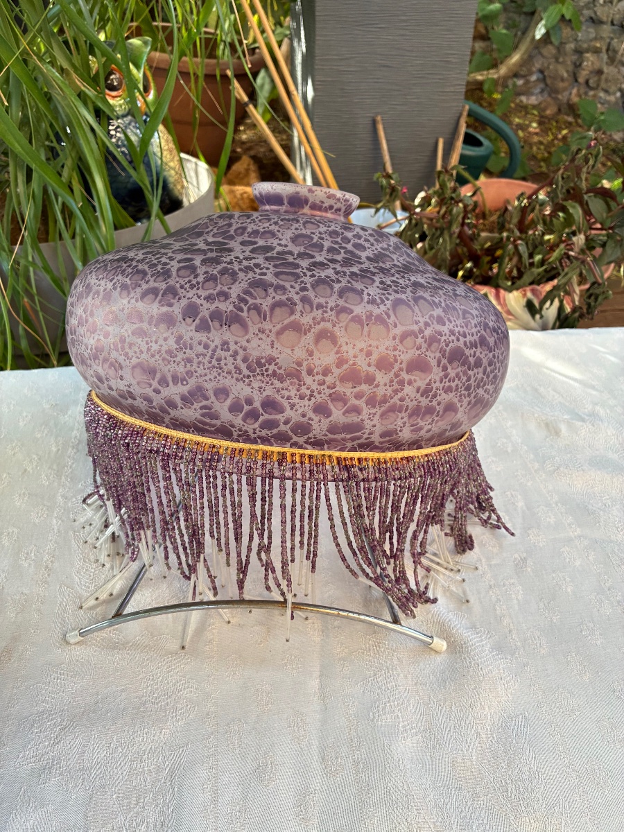 Lilac Glass Pendant Light
