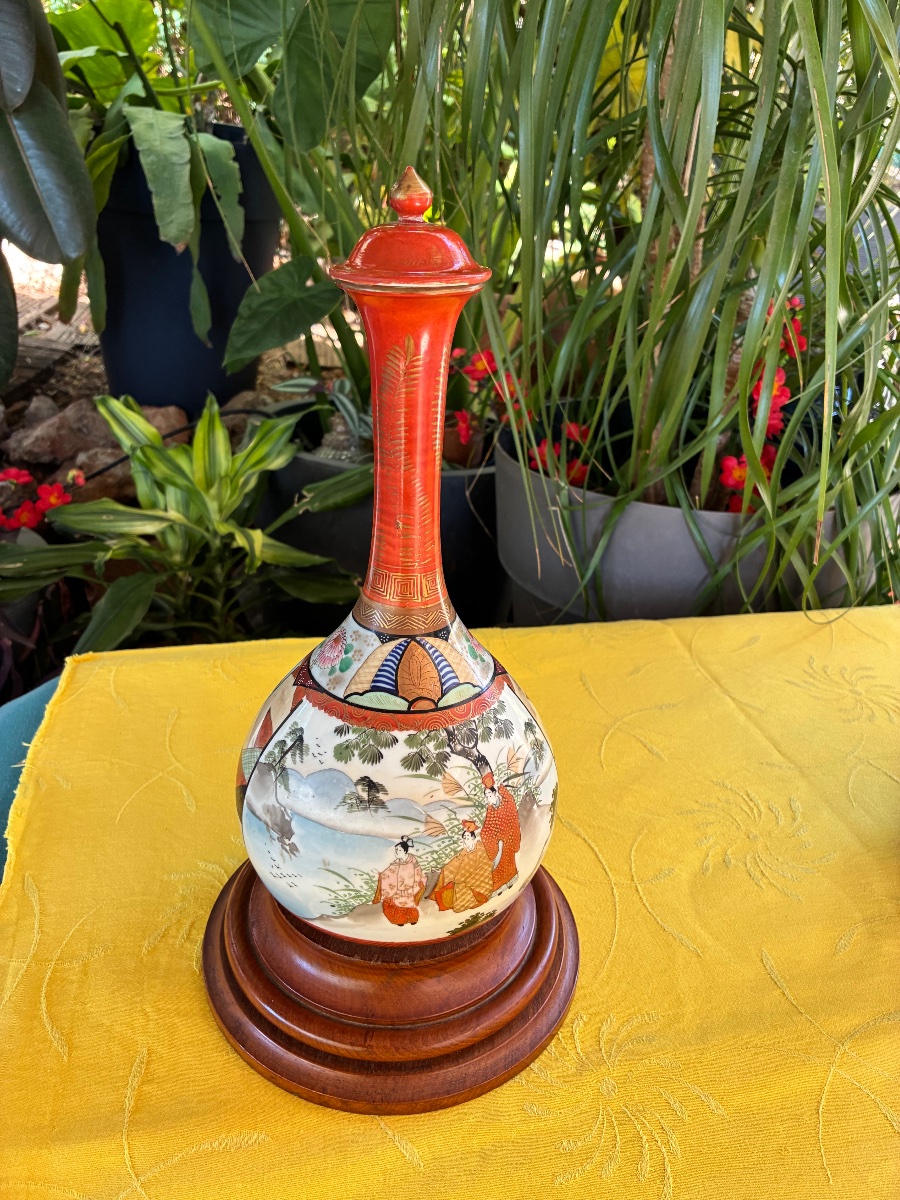 Paire de carafes Asiatiques -photo-2