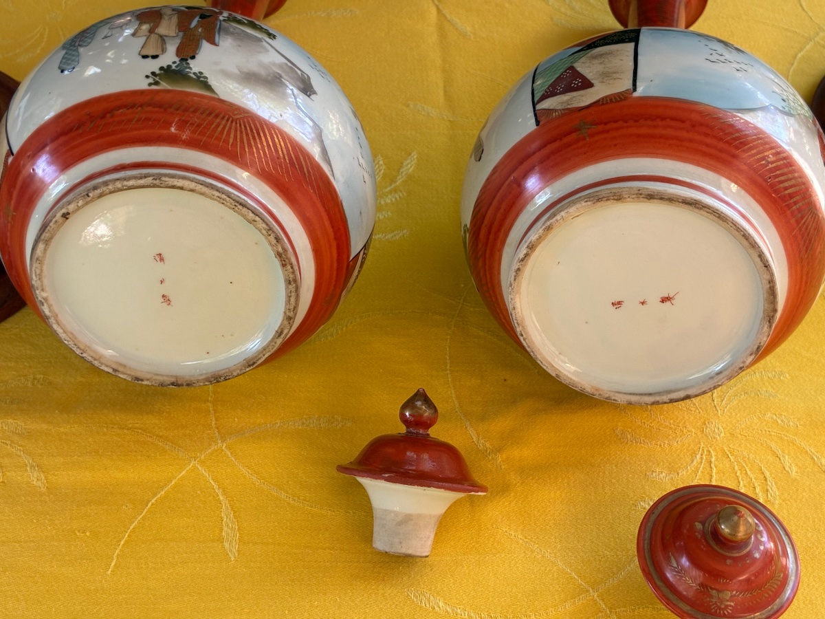 Paire de carafes Asiatiques -photo-7