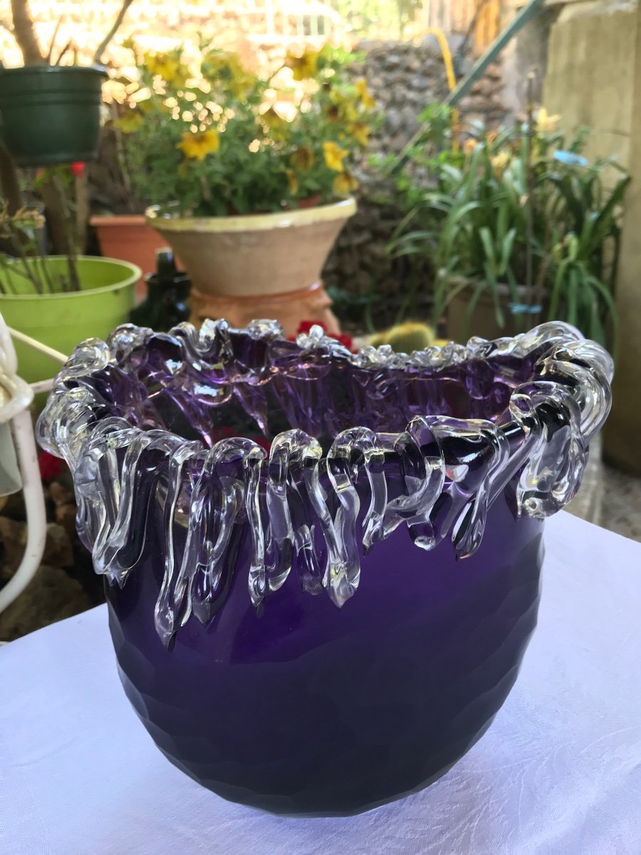 Vase en verre soufflé -photo-2