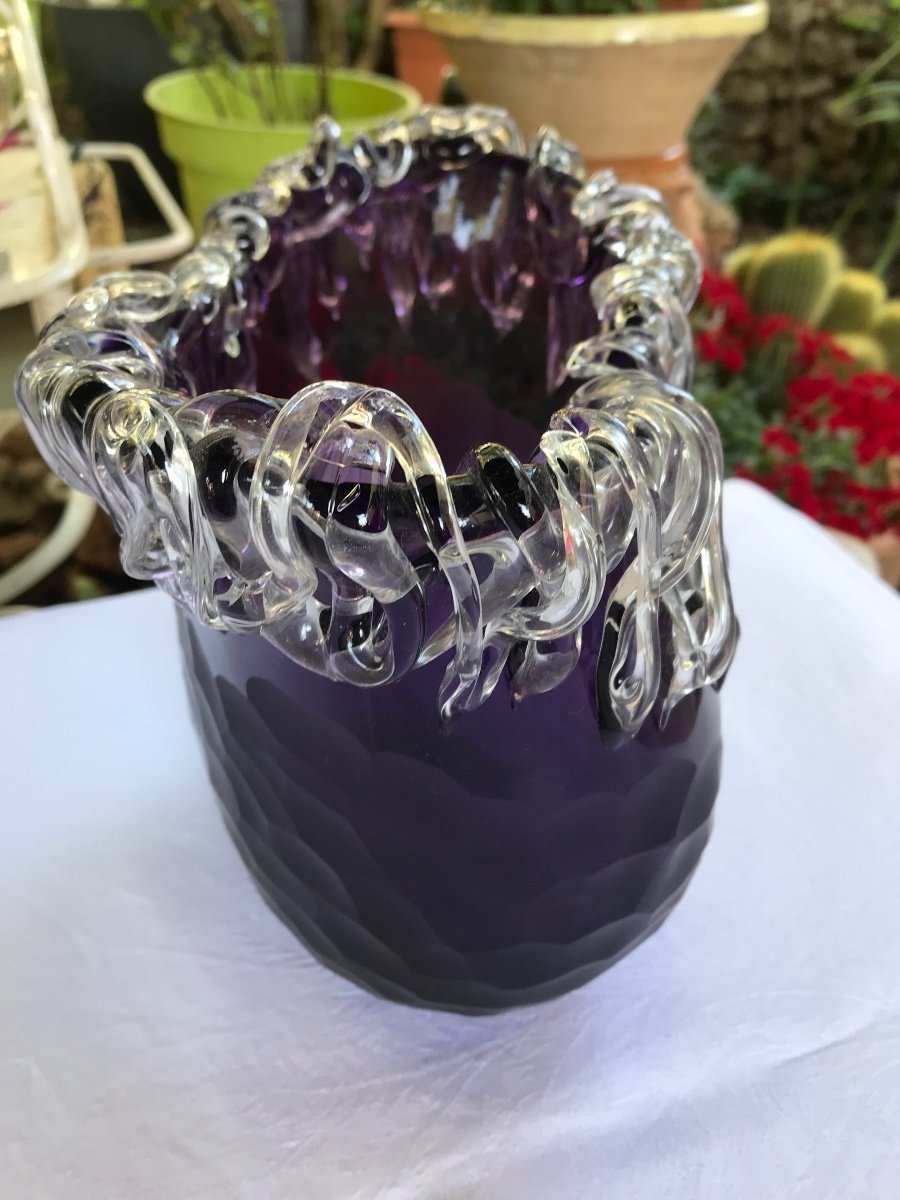 Vase en verre soufflé -photo-5