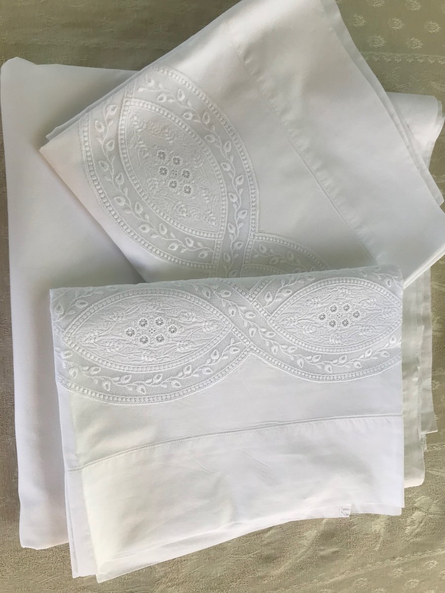 Pair Of “pratesi” Pillowcases-photo-4