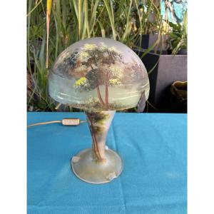 Lamps Made Of Painted Glass