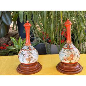 Paire de carafes Asiatiques 