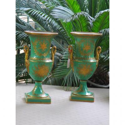 Paire De Vases Médicis 