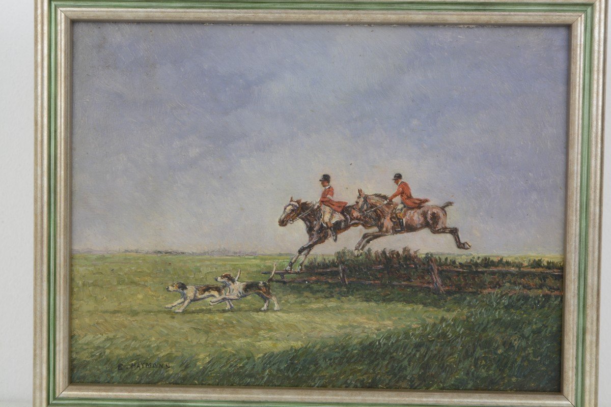 Hunting With Hounds - Ernest Haymann 1873-1947