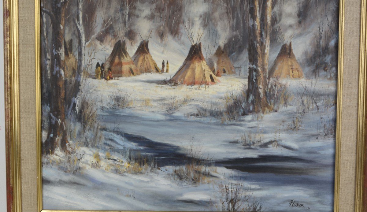 Tipis Sous La Neige - David Flitner - 1949- -photo-3