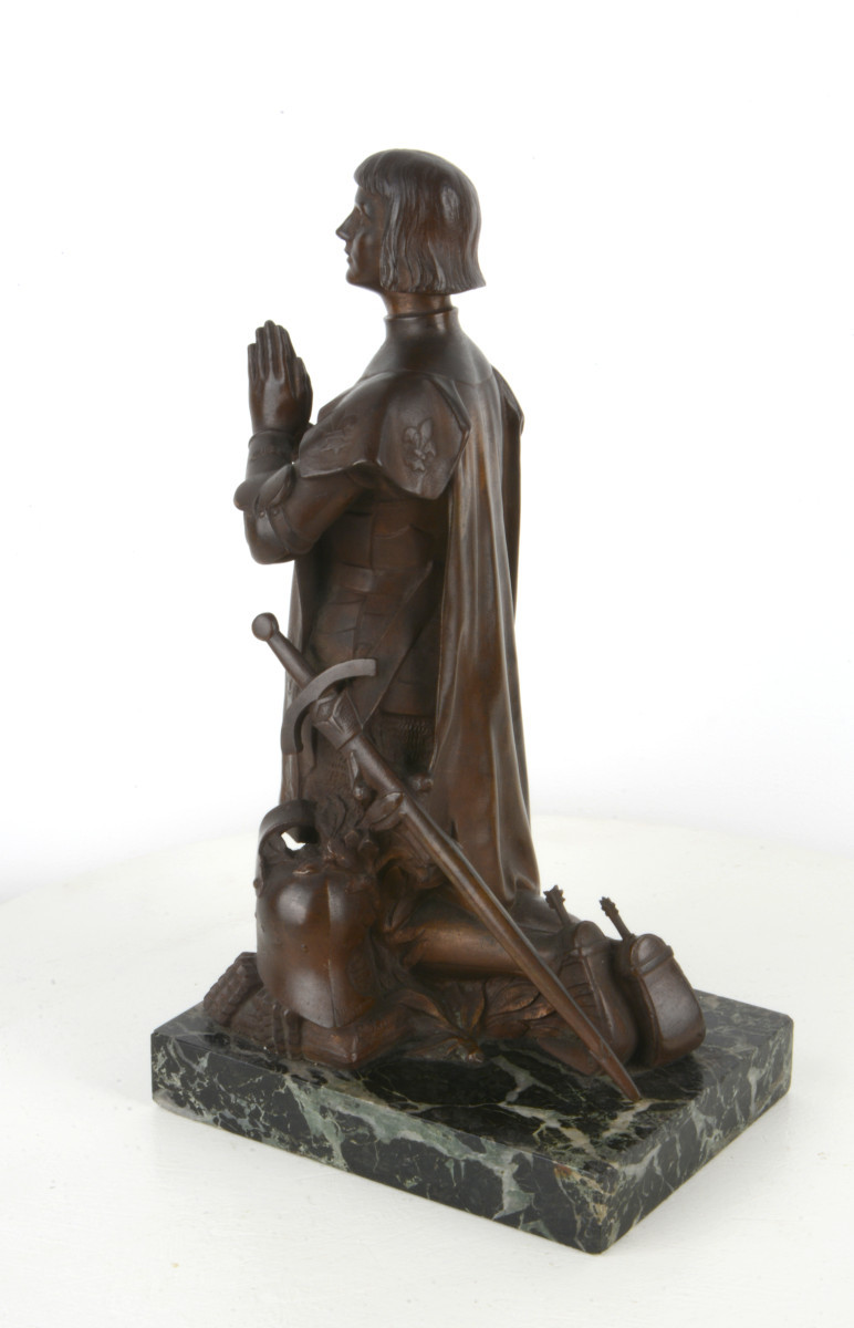 Jeanne d'Arc en Prière - Léon FAGEL 1851-1913-photo-3