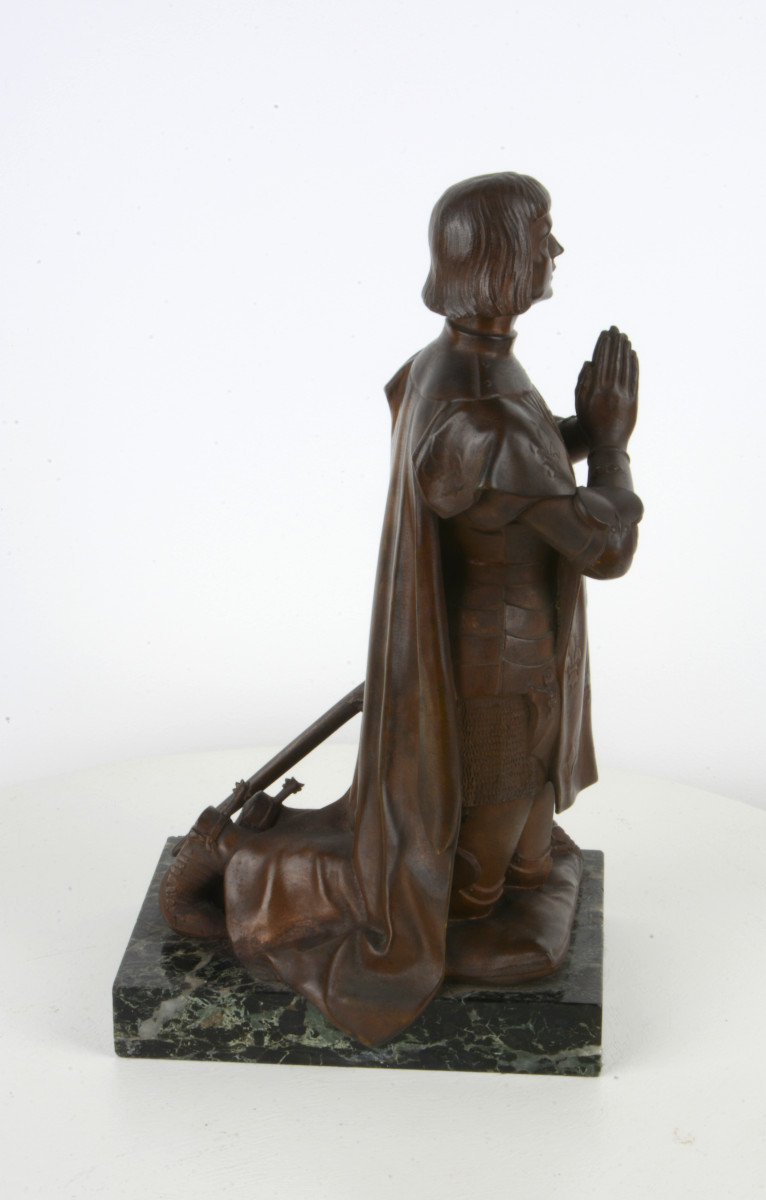 Jeanne d'Arc en Prière - Léon FAGEL 1851-1913-photo-1