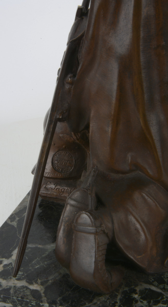 Jeanne d'Arc en Prière - Léon FAGEL 1851-1913-photo-6