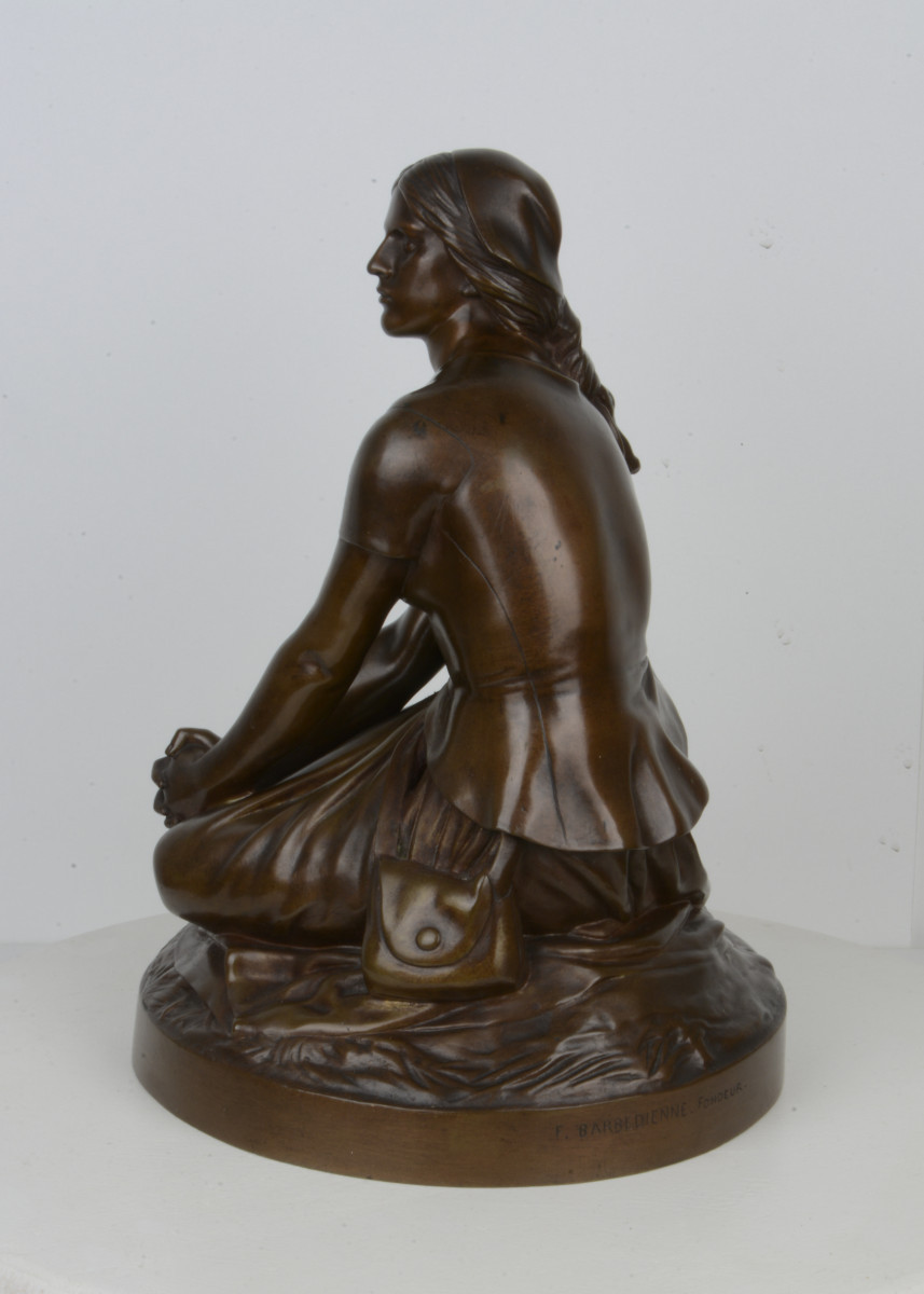 Jeanne d'Arc à Domrémy - Henri CHAPU 1833-1891-photo-3