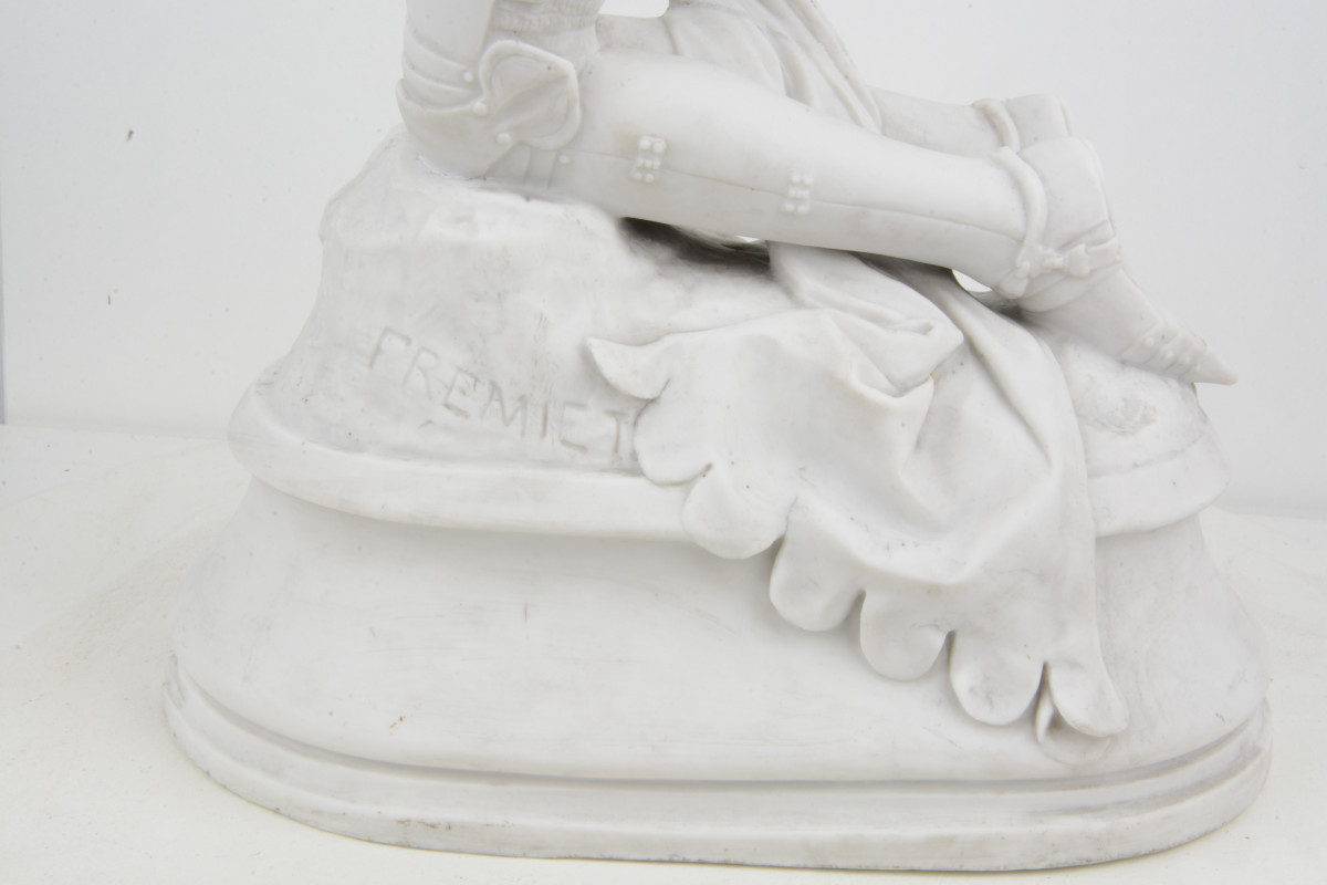 Joan Of Arc On Her Knees - Emmanuel Fremiet 1842-1910-photo-5