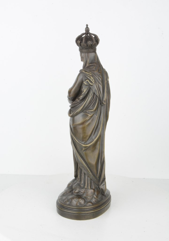 Crowned Madonna With Child - Jean Norest 1822–1870 Virgin-photo-4