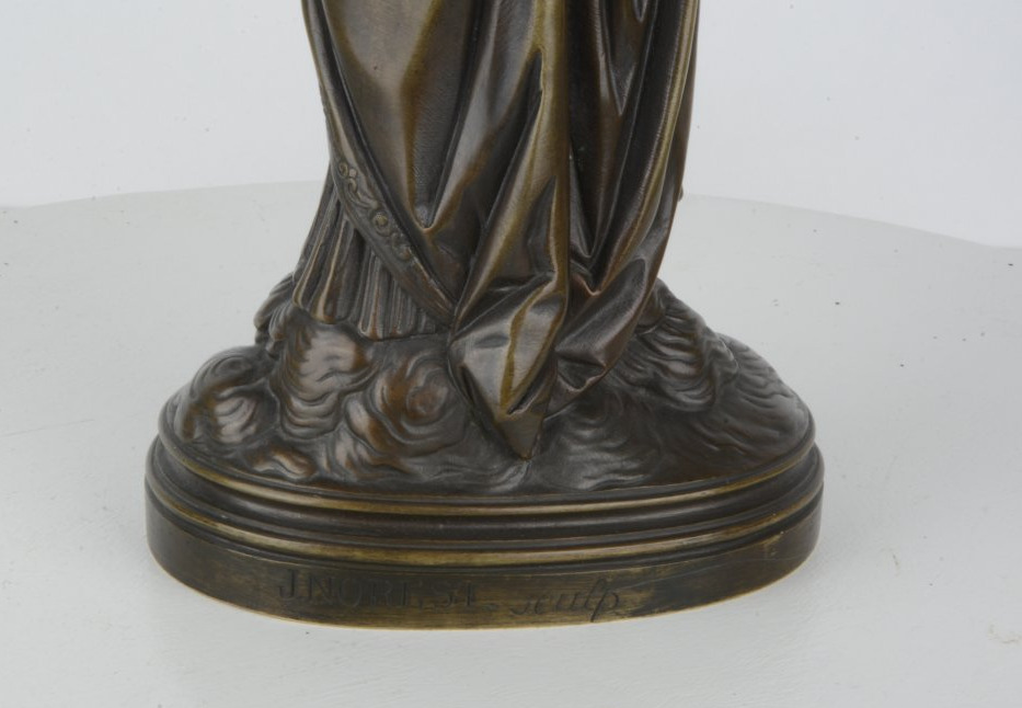 Crowned Madonna With Child - Jean Norest 1822–1870 Virgin-photo-6