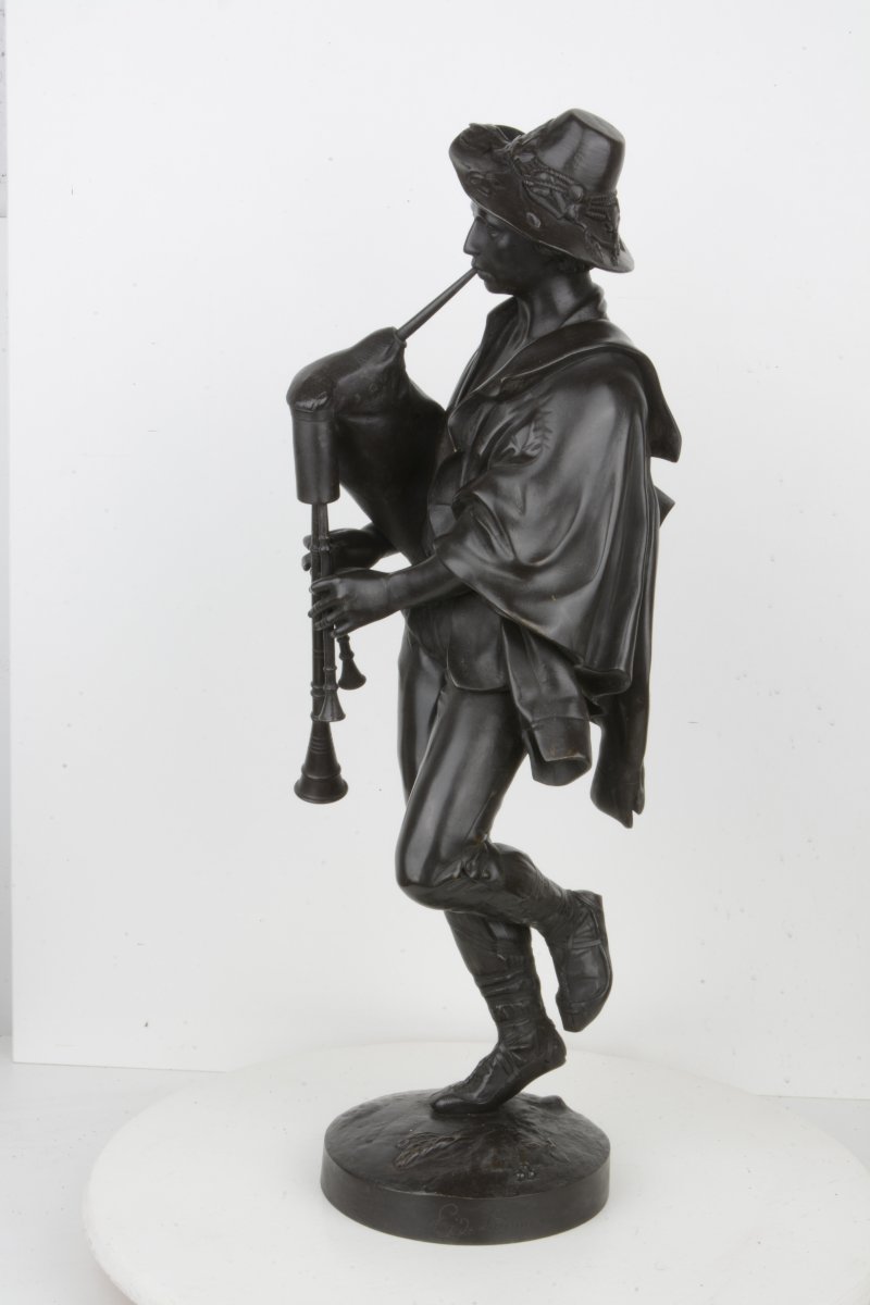 El Gaitero - Celstin Clamels 1822-1906 - Joueur de cornemuse-photo-2