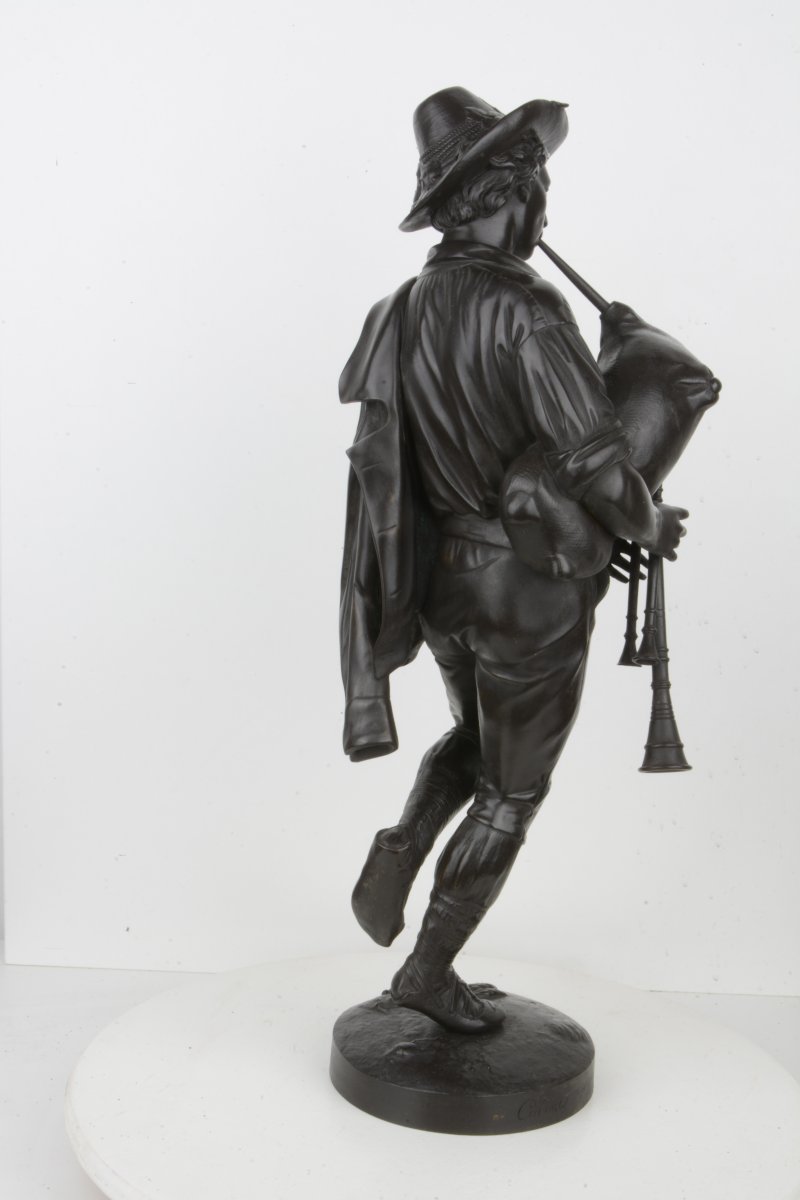 El Gaitero - Celstin Clamels 1822-1906 - Joueur de cornemuse-photo-4