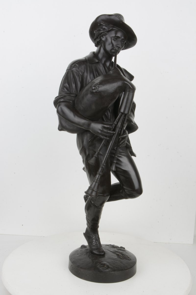 El Gaitero - Celstin Clamels 1822-1906 - Joueur de cornemuse-photo-2