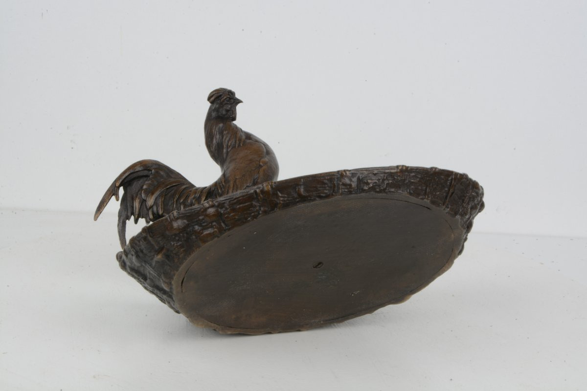 Coq et Poule - Vide poche - Auguste CAIN 1821-1894 Caïn-photo-5