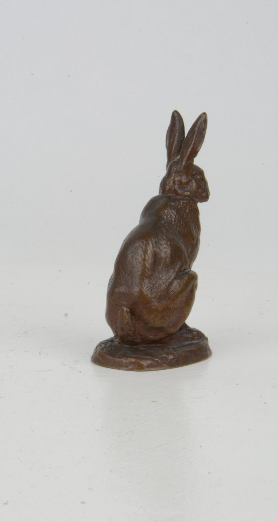 Seated Hare - Antoine Barye 1795–1875 - Barbedienne-photo-1