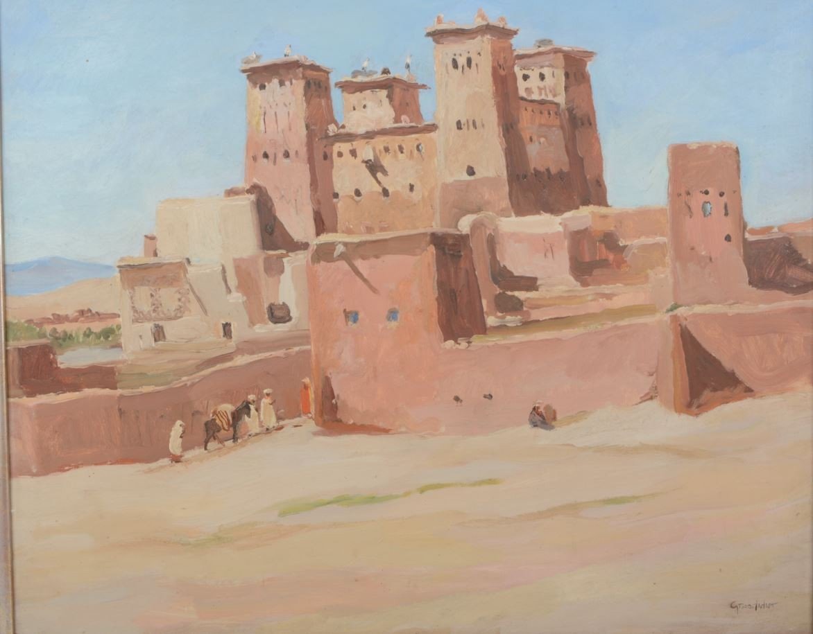 Kasbah de Tiffoultoute - Louis-Anselme GROSDIDIER (1er moitié du XXème sièble)-photo-2