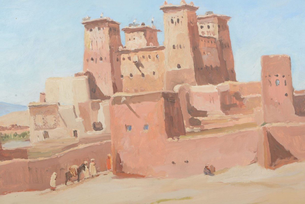 Kasbah De Tiffoultoute - Louis-anselme Grosdidier (1st Half Of The 20th Century)-photo-3