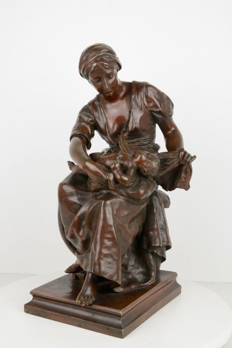 Maternité - Pierre Louis Detrier 1822-1897
