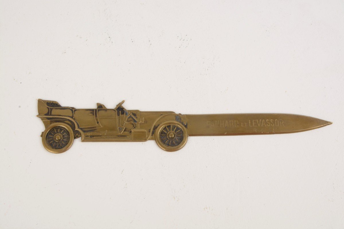 Panhard And Levassor Advertising Letter Opener - Circa 1900-1914-photo-2