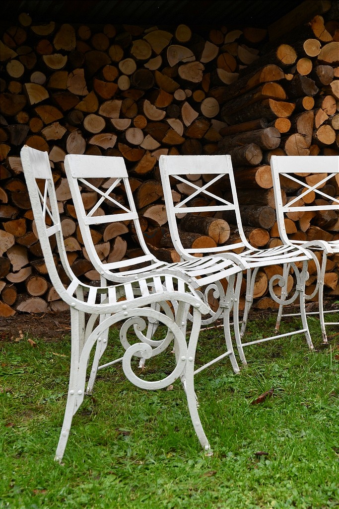 Serie de 6 Chaises de jardin-photo-2