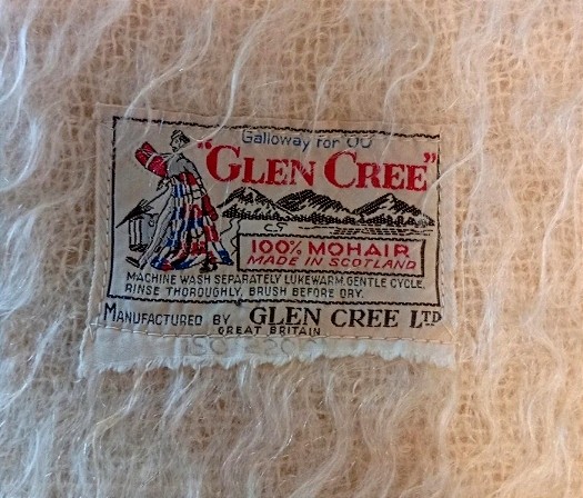 Ancien Plaid en Mohair GLEN CREE-photo-3