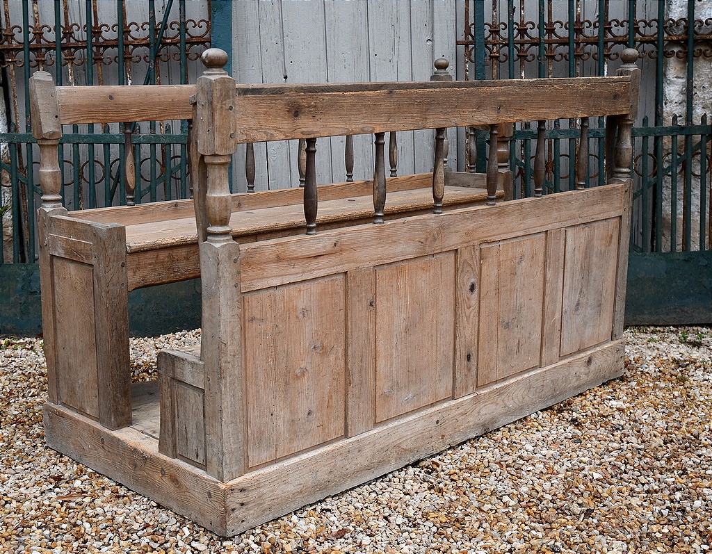 BANC D'EGLISE , DE CHAPELLE-photo-2