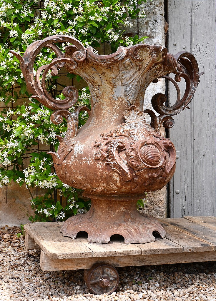 Large Cast-iron Vase