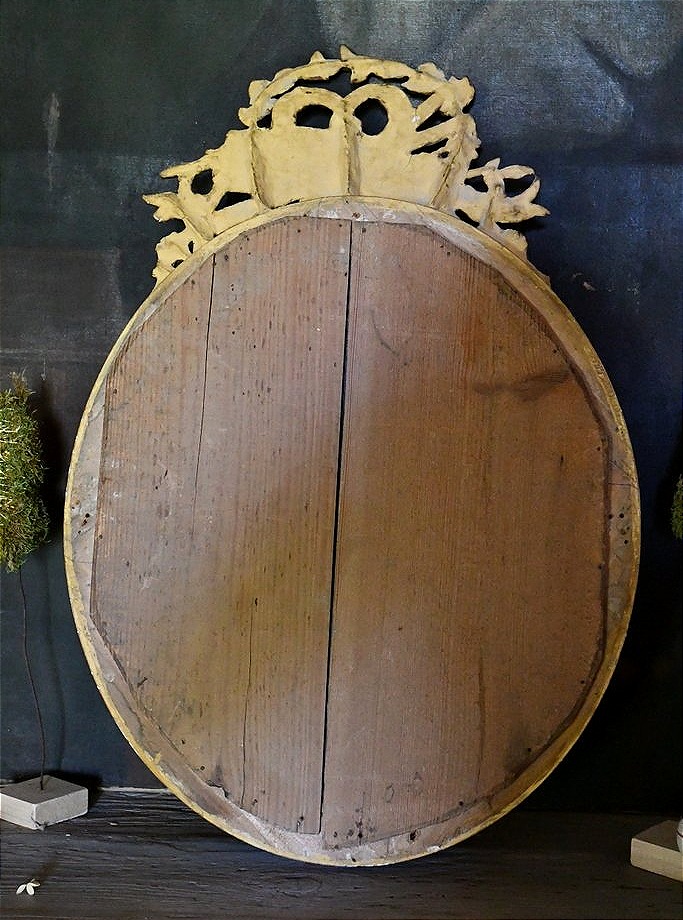 Miroir ovale XIX-photo-2