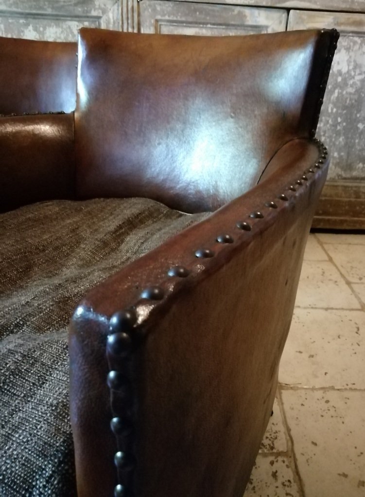 Paire De Fauteuils Cuir , Club -photo-2