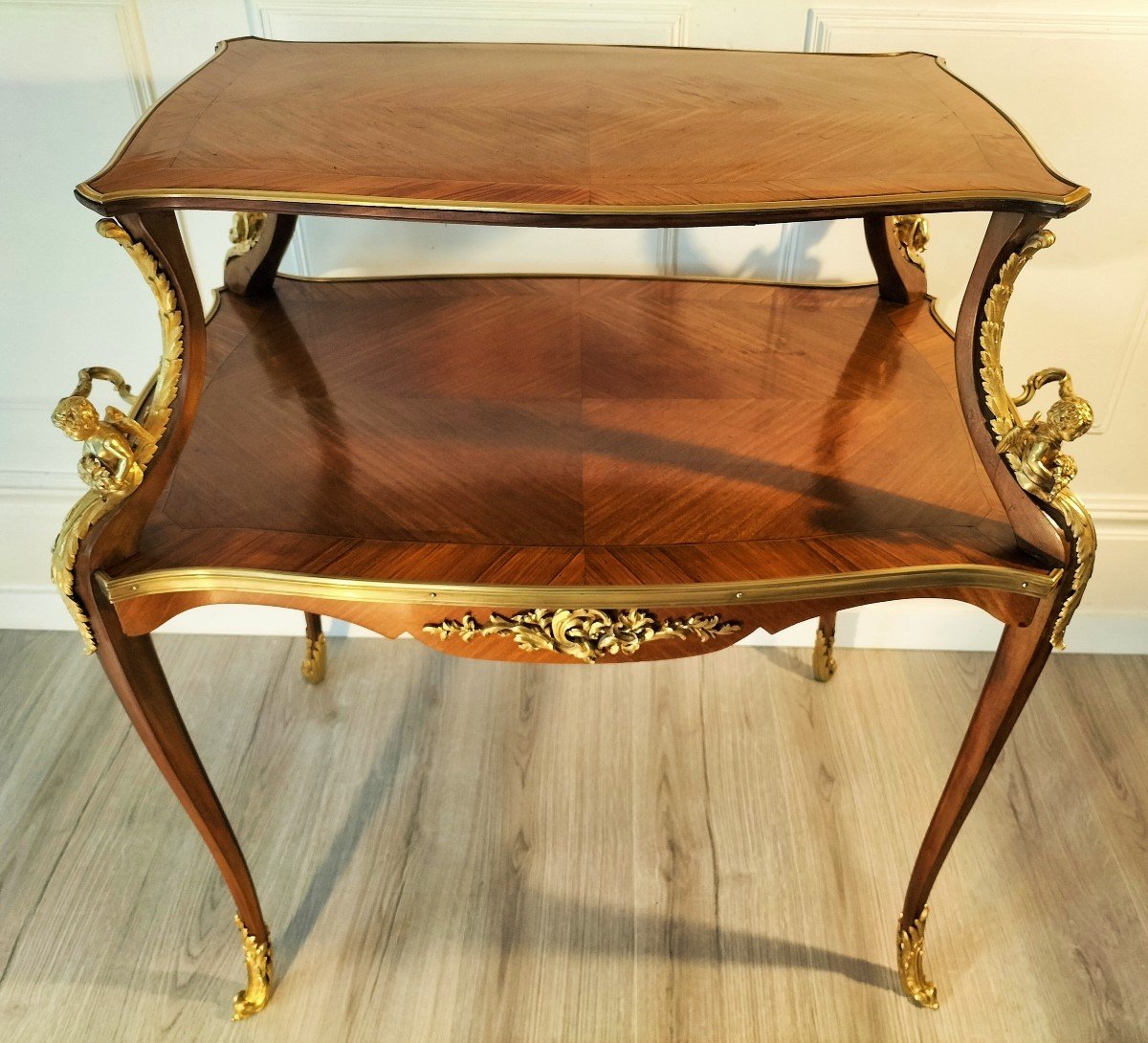 Table à Thé Style Louis XV  circa 1900-photo-2