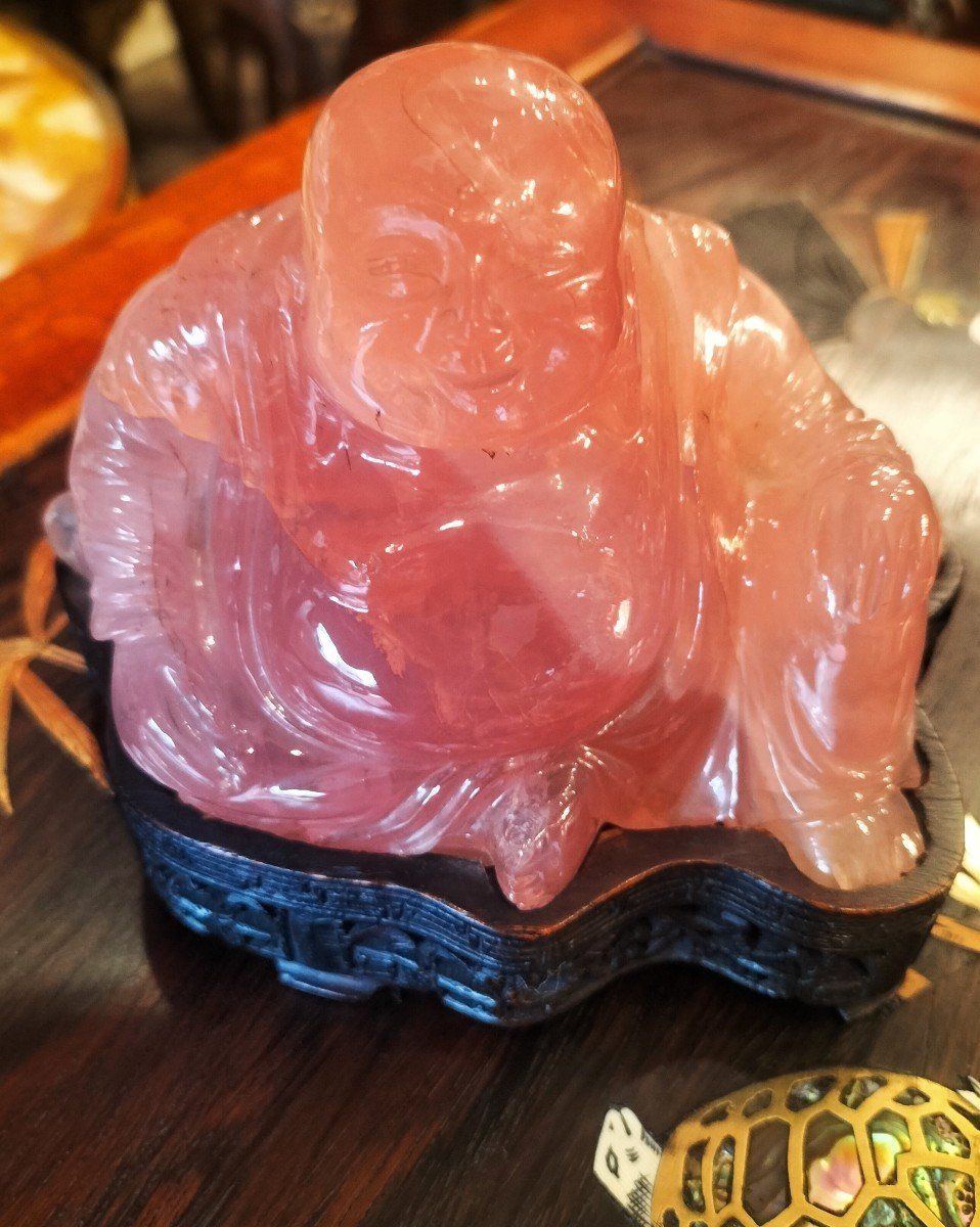 Rose Quartz Buddha China -photo-3