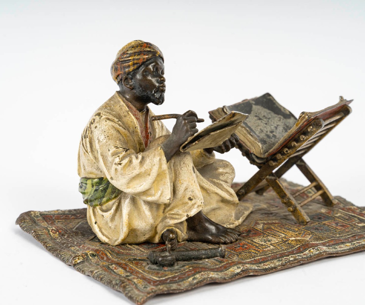 Vienna Bronze Orientalist Franz Bergmann-photo-4
