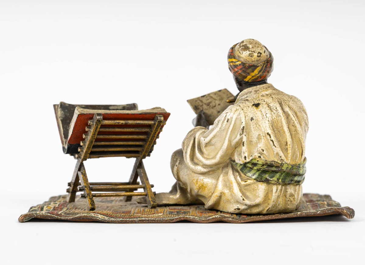 Vienna Bronze Orientalist Franz Bergmann-photo-3