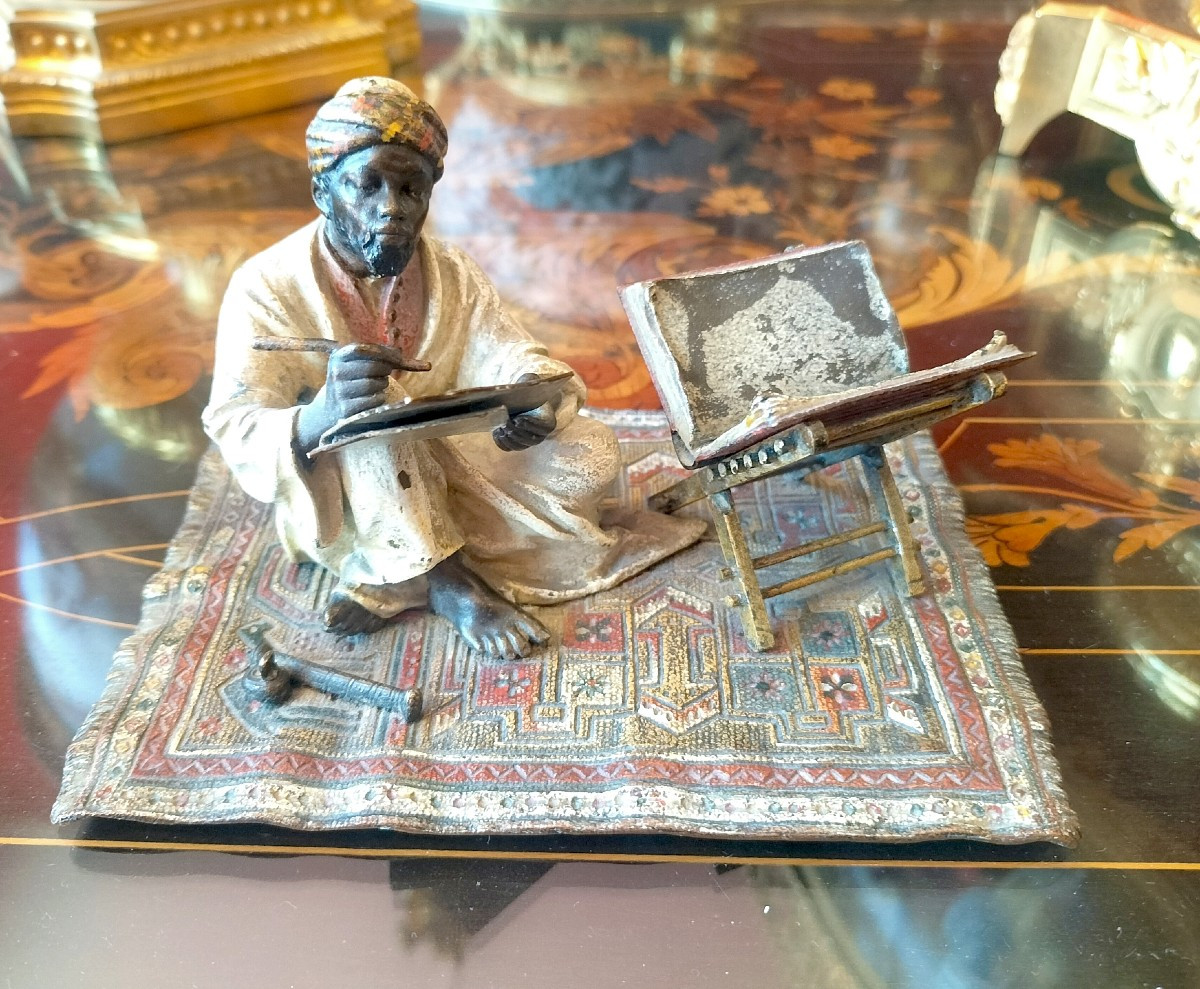 Vienna Bronze Orientalist Franz Bergmann-photo-7