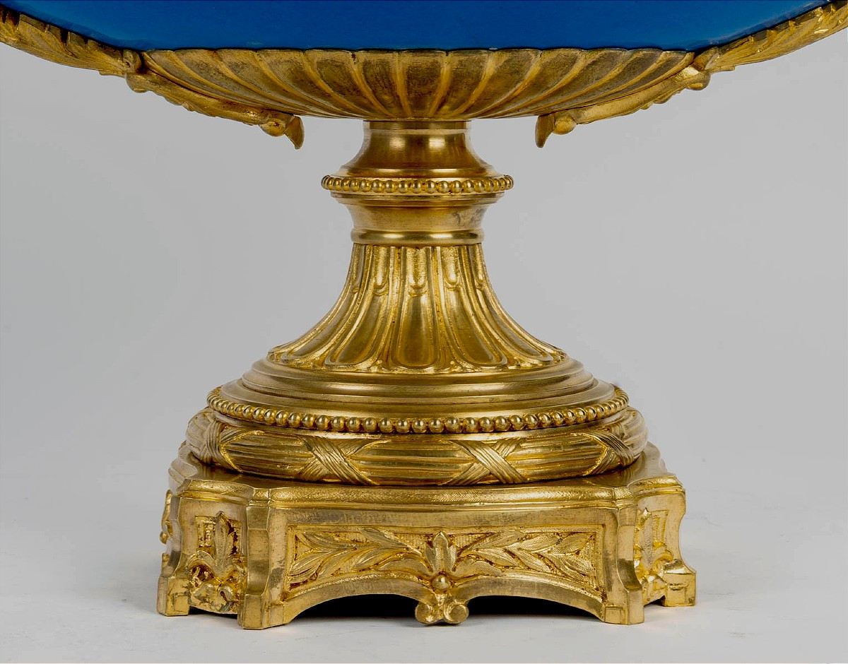 Important Paris Porcelain Planter, Napoleon III Period -photo-7