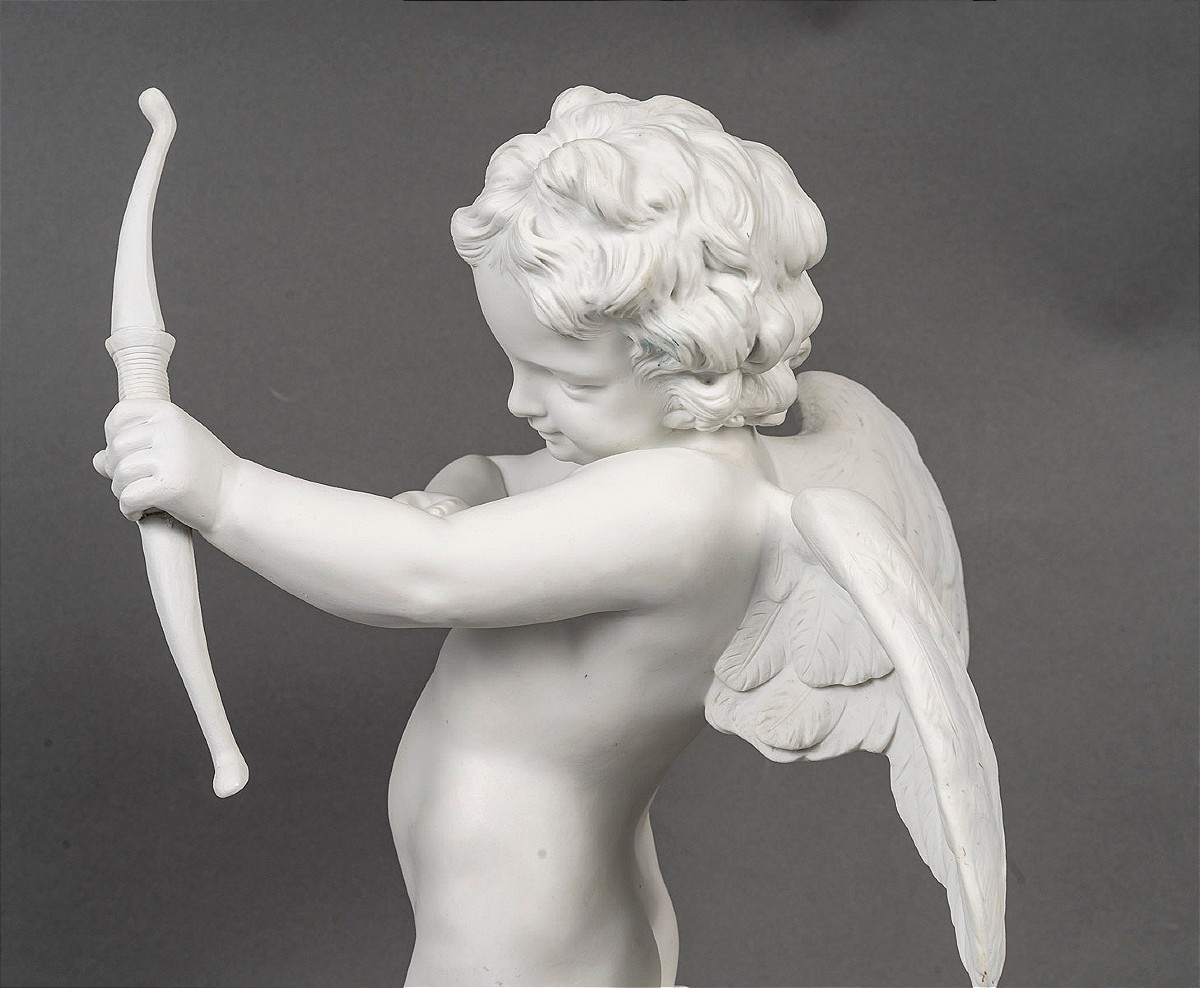 Biscuit Sculpture With Gilt Bronze Mount After Boizot, 19th Century -photo-4