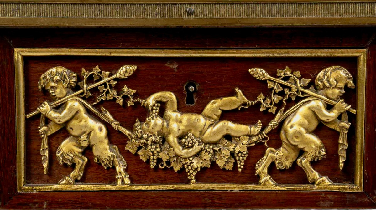 Table de salon de style Louis XVI attribué à François Linke 19ème siècle -photo-4