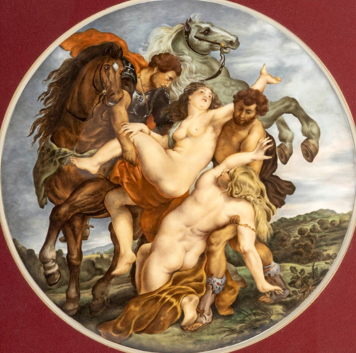 Manufacture de Sèvres Plaque en porcelaine peinte par Gaucher-photo-2