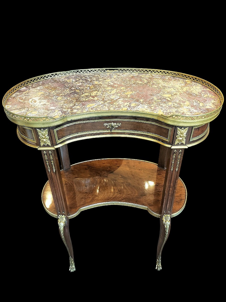 Table de salon style Transition Louis XV- Louis XVI 19ème siècle -photo-8