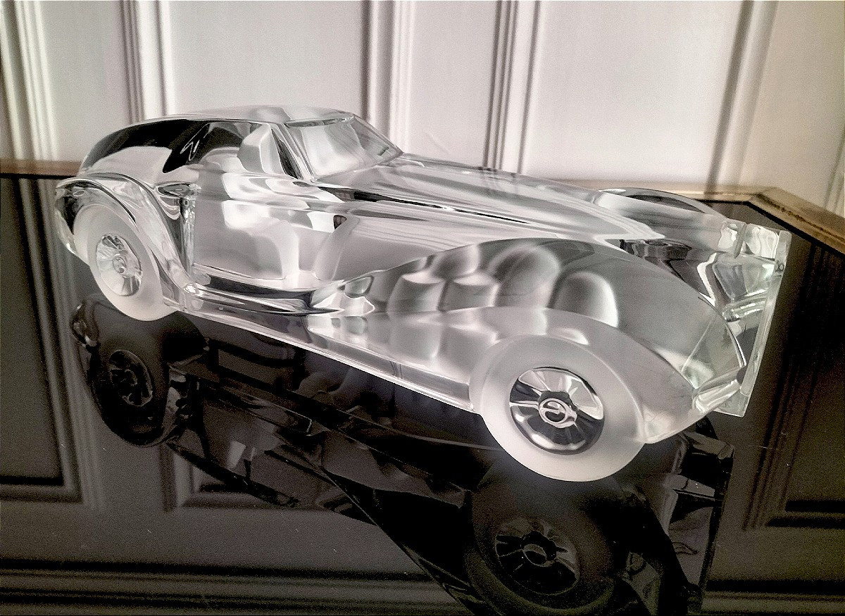 Daum Crystal Bugatti Coupé Riviera Car-photo-2