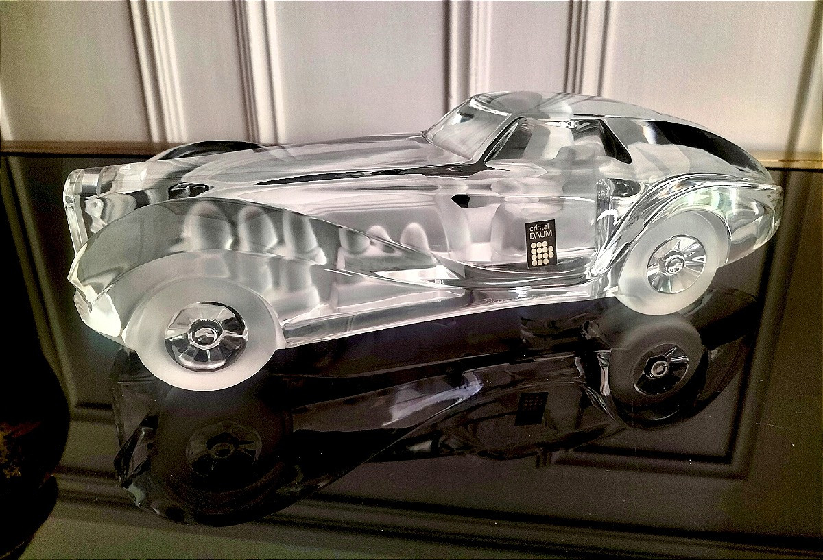 Daum Crystal Bugatti Coupé Riviera Car-photo-1