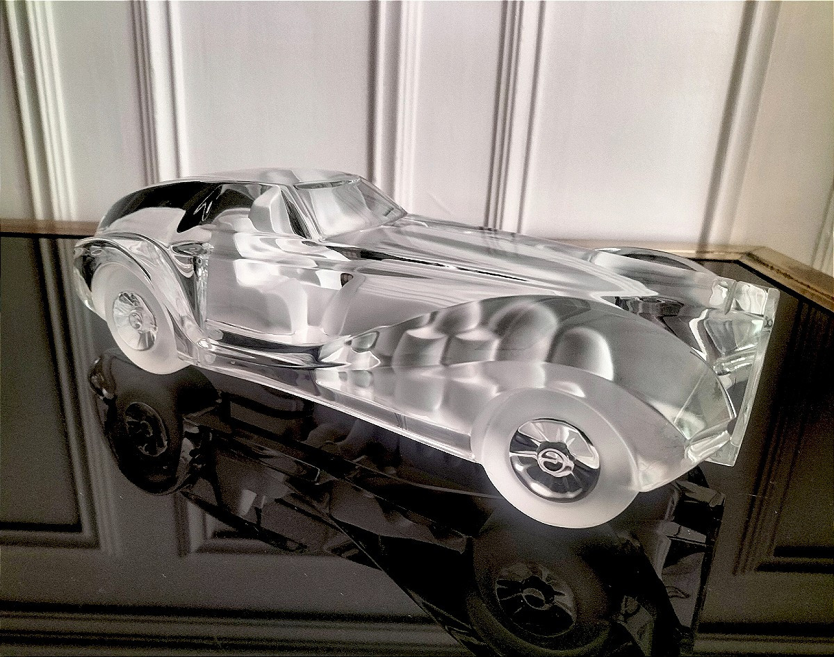 Daum Crystal Bugatti Coupé Riviera Car-photo-2